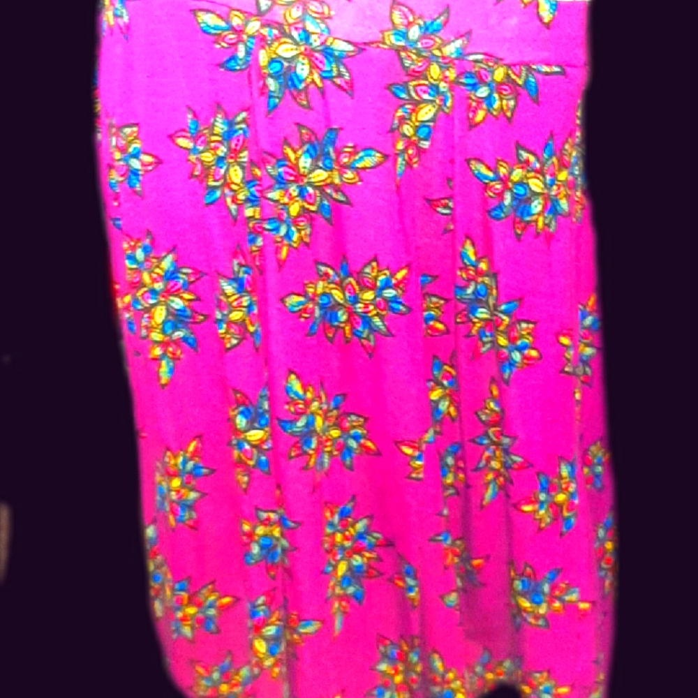 Purple flower skirt